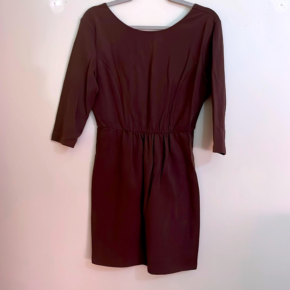 Ecoskin sweatshirt dress